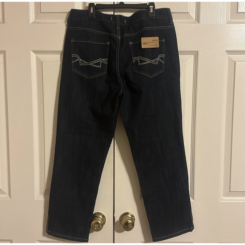 Nine West Vintage America Vintage Cropped Blue Jeans Size Missy 10/30 - Picture 9 of 9